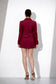 Maroon Tailored Co-ord Set