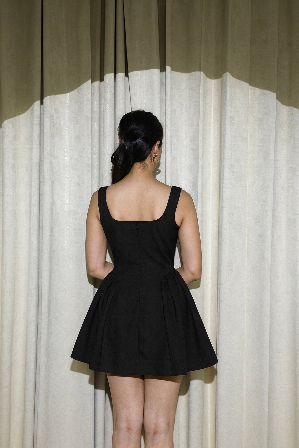 Classic Black Fit & Flare Dress