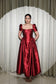 Crimson Royale Dress