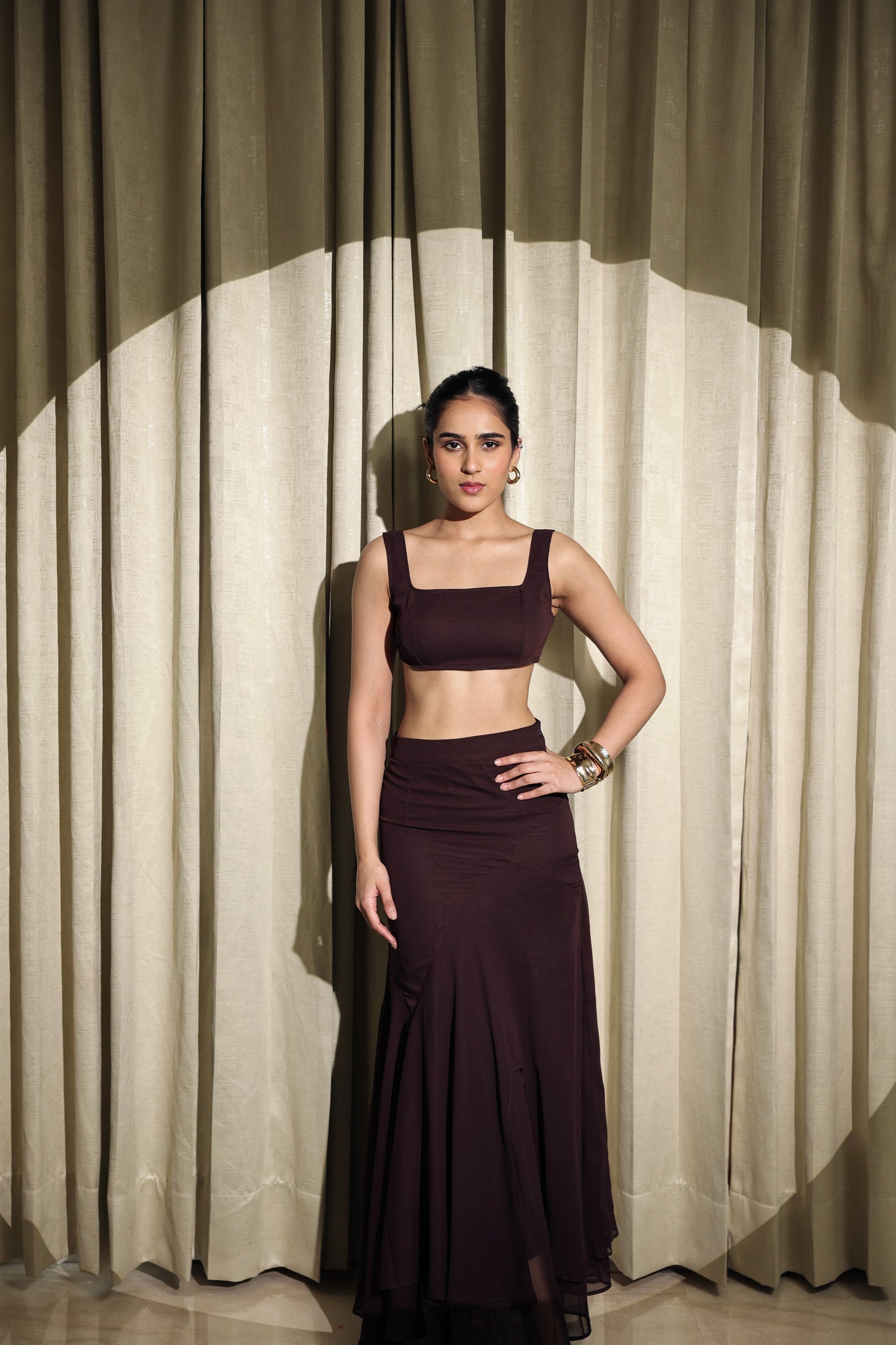 Brown Breeze Co-ord Set