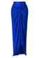 Women’s Satin Draped Pleated Skirt