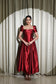 Crimson Royale Dress