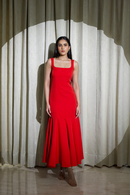 Myclo Red Reverie Dress