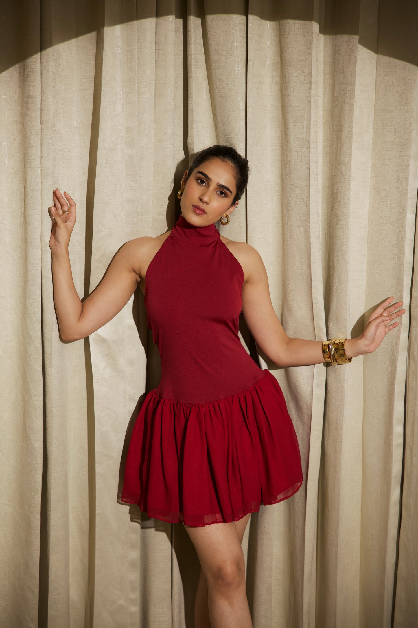 Myclo Cherry Flare Dress