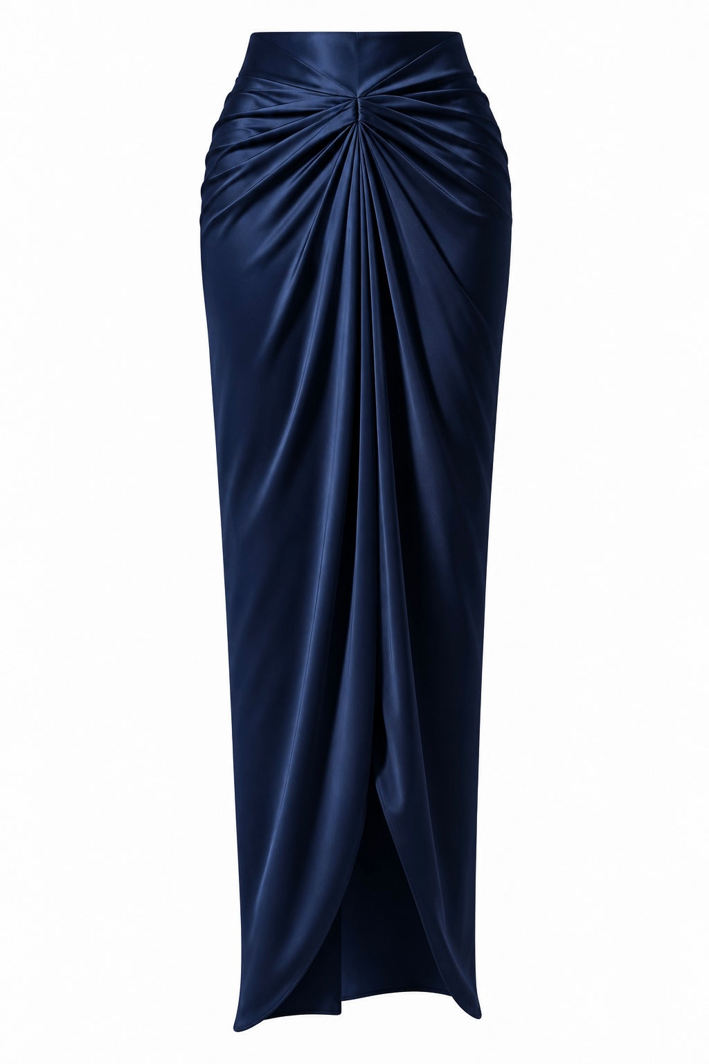 Women’s Satin Draped Pleated Skirt