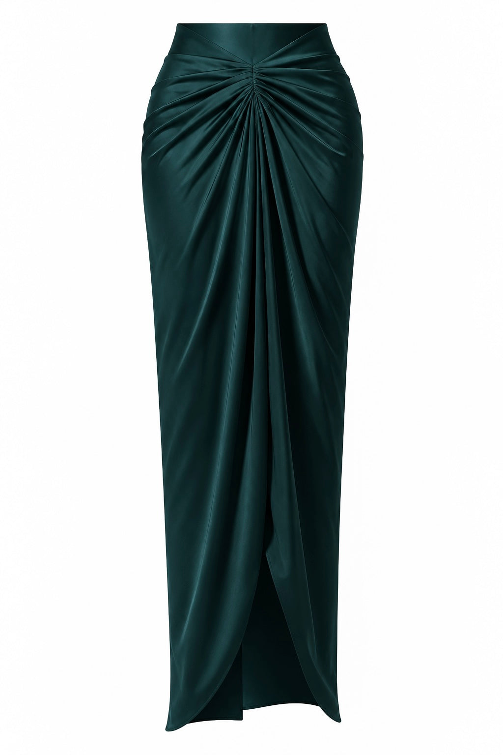 Women’s Satin Draped Pleated Skirt