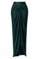 Women’s Satin Draped Pleated Skirt