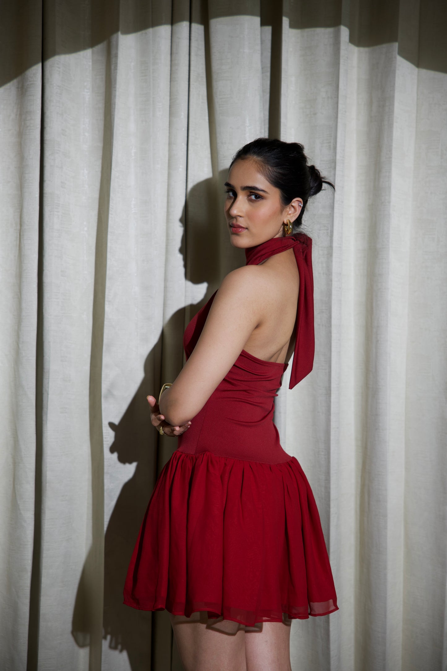 Myclo Cherry Flare Dress