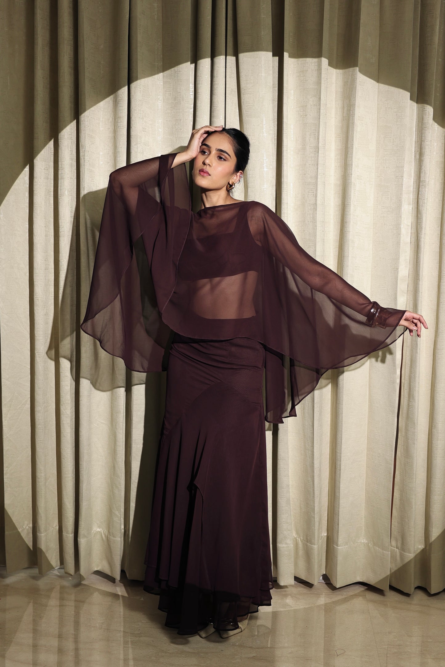 Brown Breeze Co-ord Set