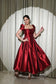 Crimson Royale Dress