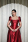 Crimson Royale Dress