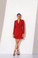EFFORTLESS RED BLAZER SET