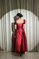 Crimson Royale Dress
