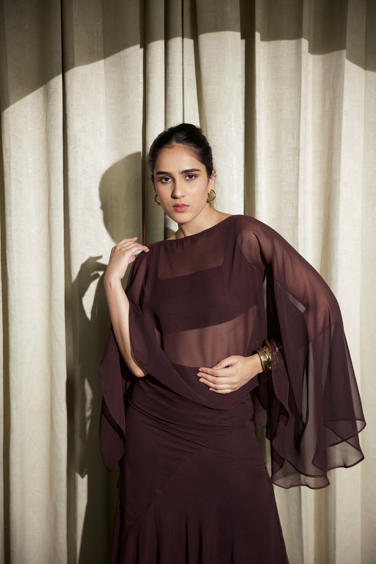 Brown Breeze Co-ord Set