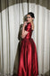 Crimson Royale Dress