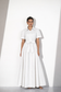 White Cotton Shirt Dress
