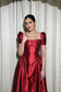 Crimson Royale Dress
