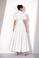 White Cotton Shirt Dress