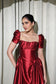 Crimson Royale Dress