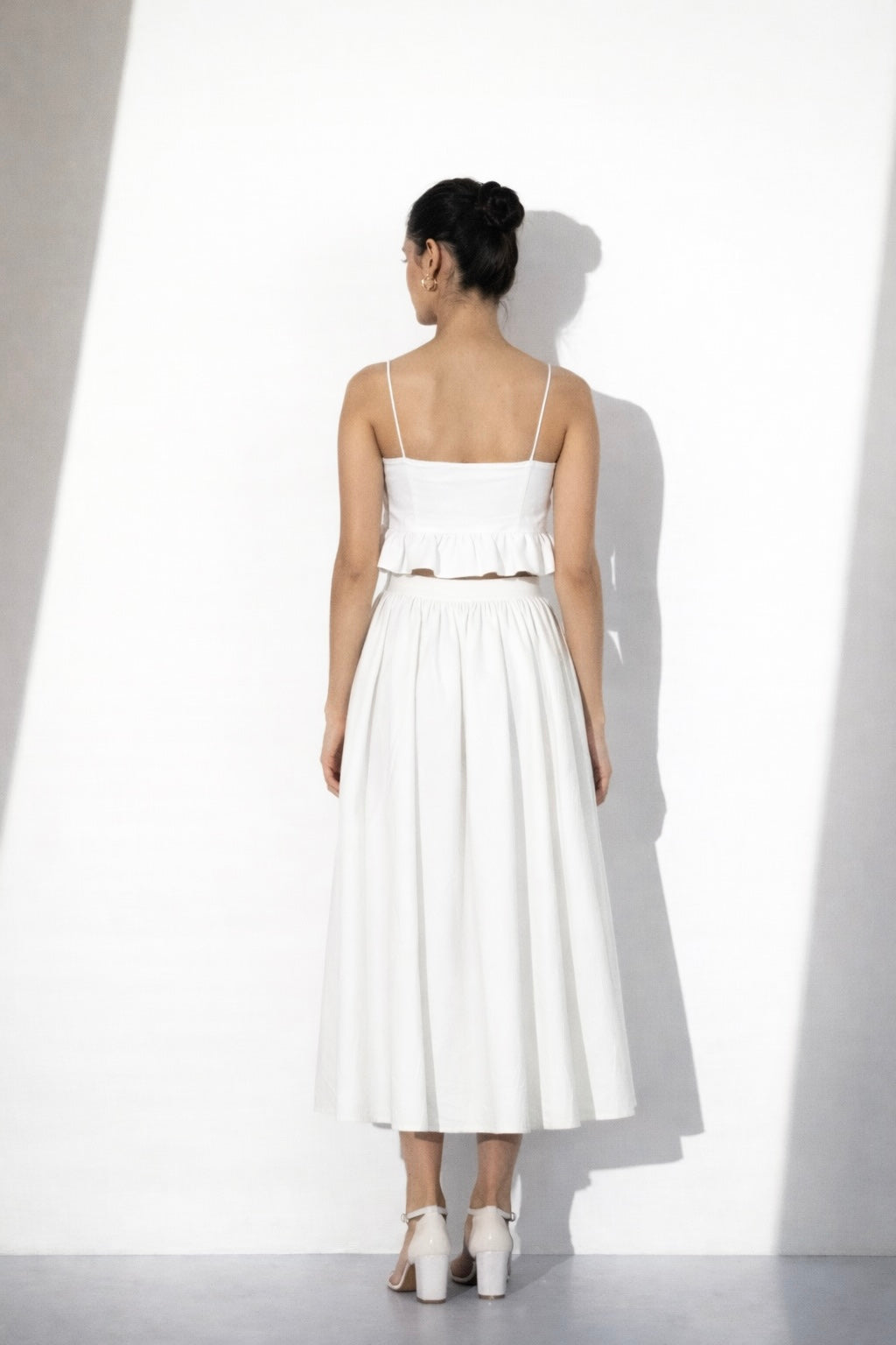 White Cotton Co-ord Set