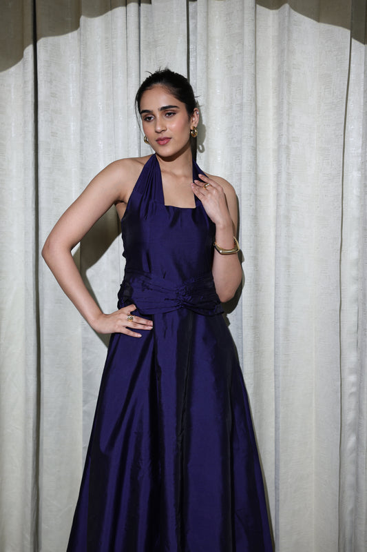 Midnight Whispers Midi Dress