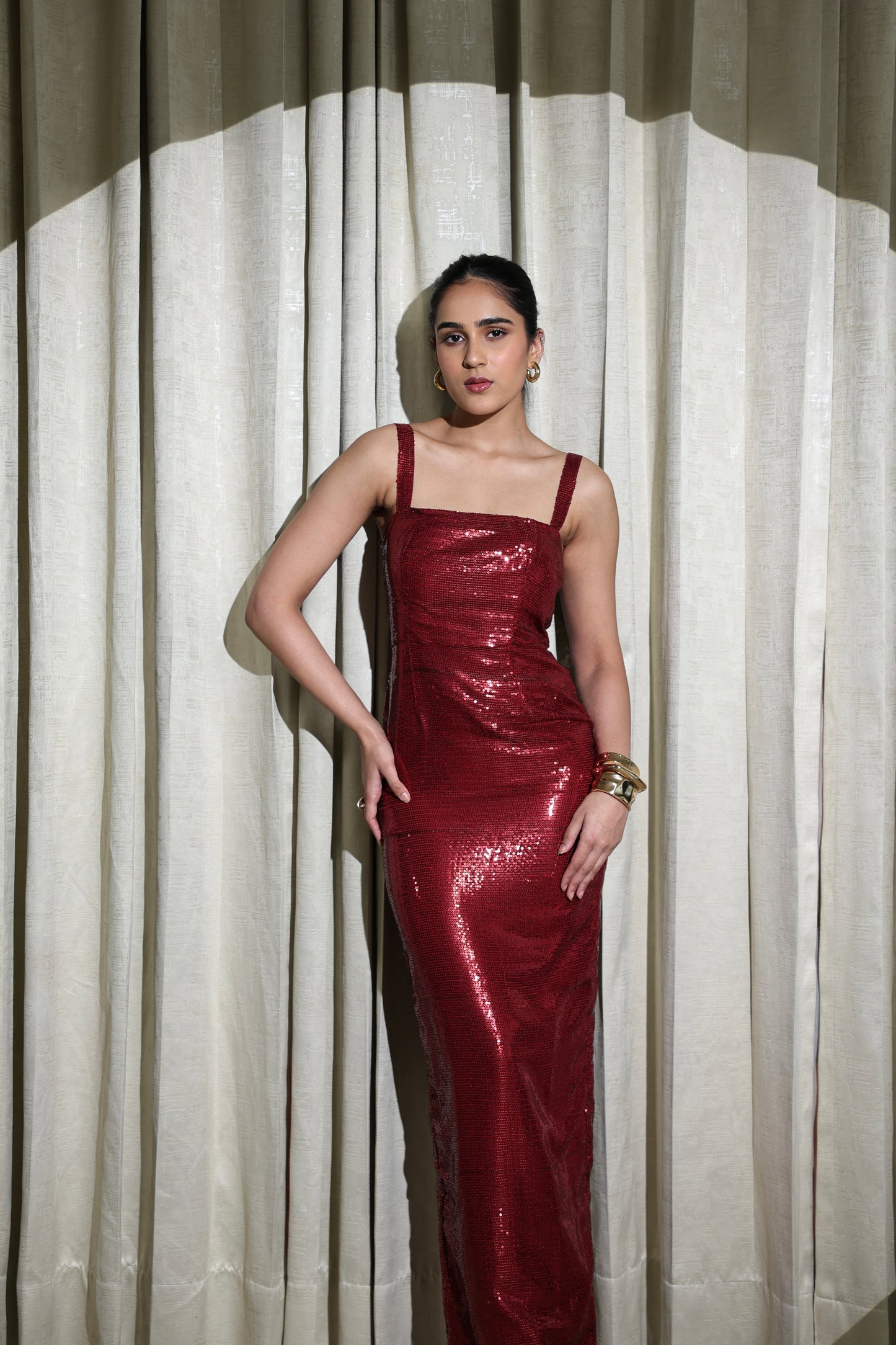 Scarlet Sparkle Gown