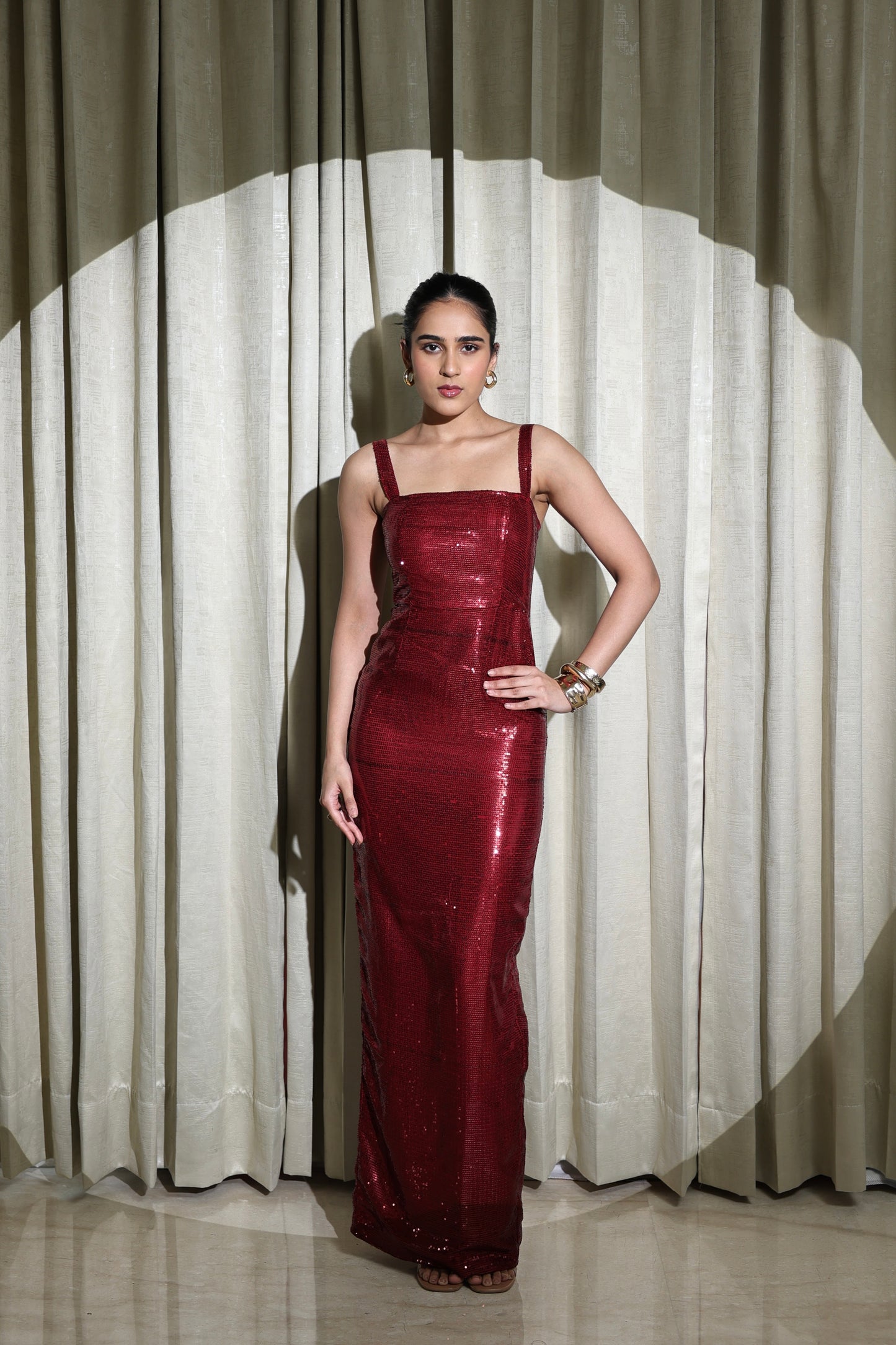 Scarlet Sparkle Gown