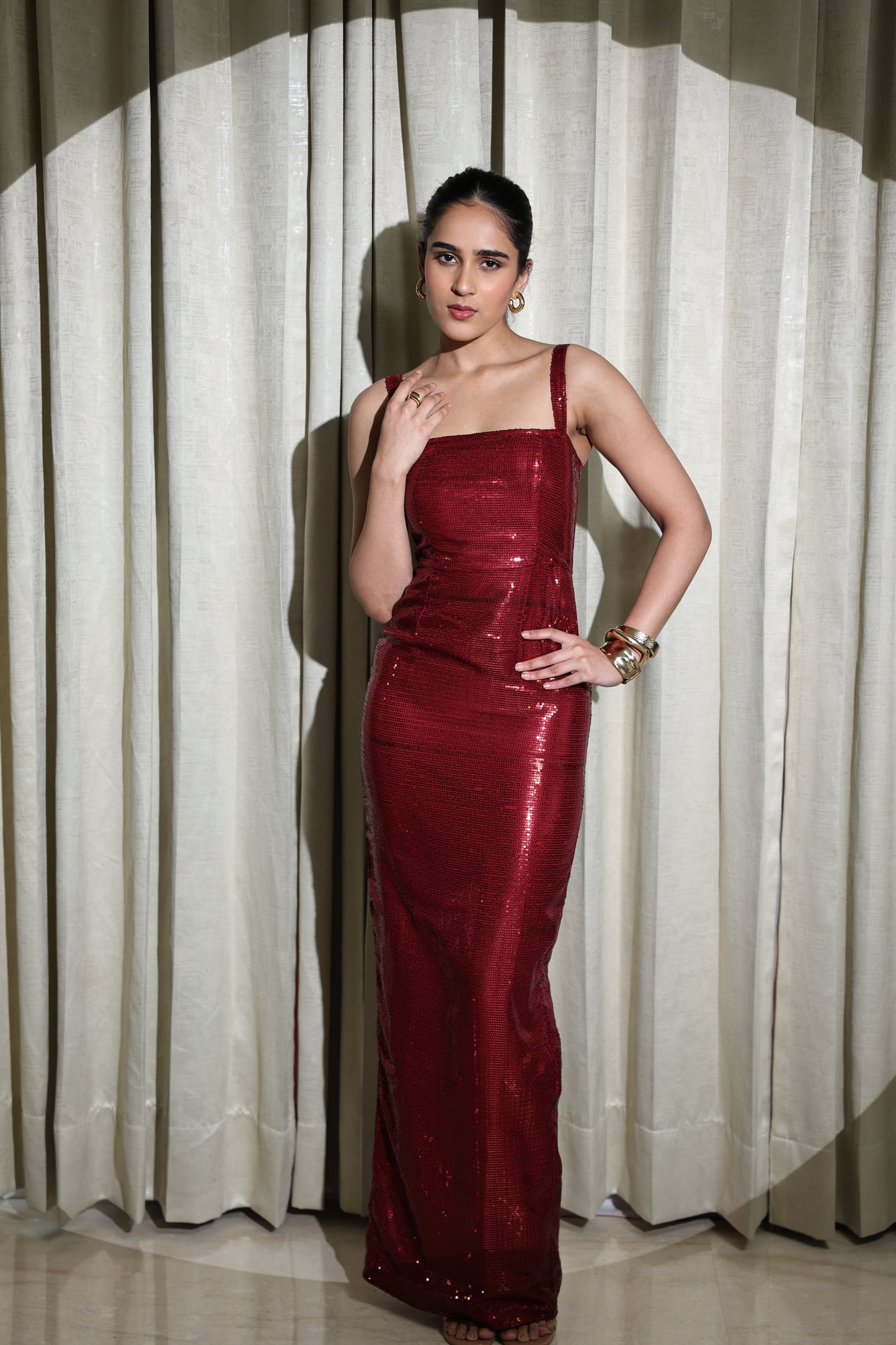 Scarlet Sparkle Gown