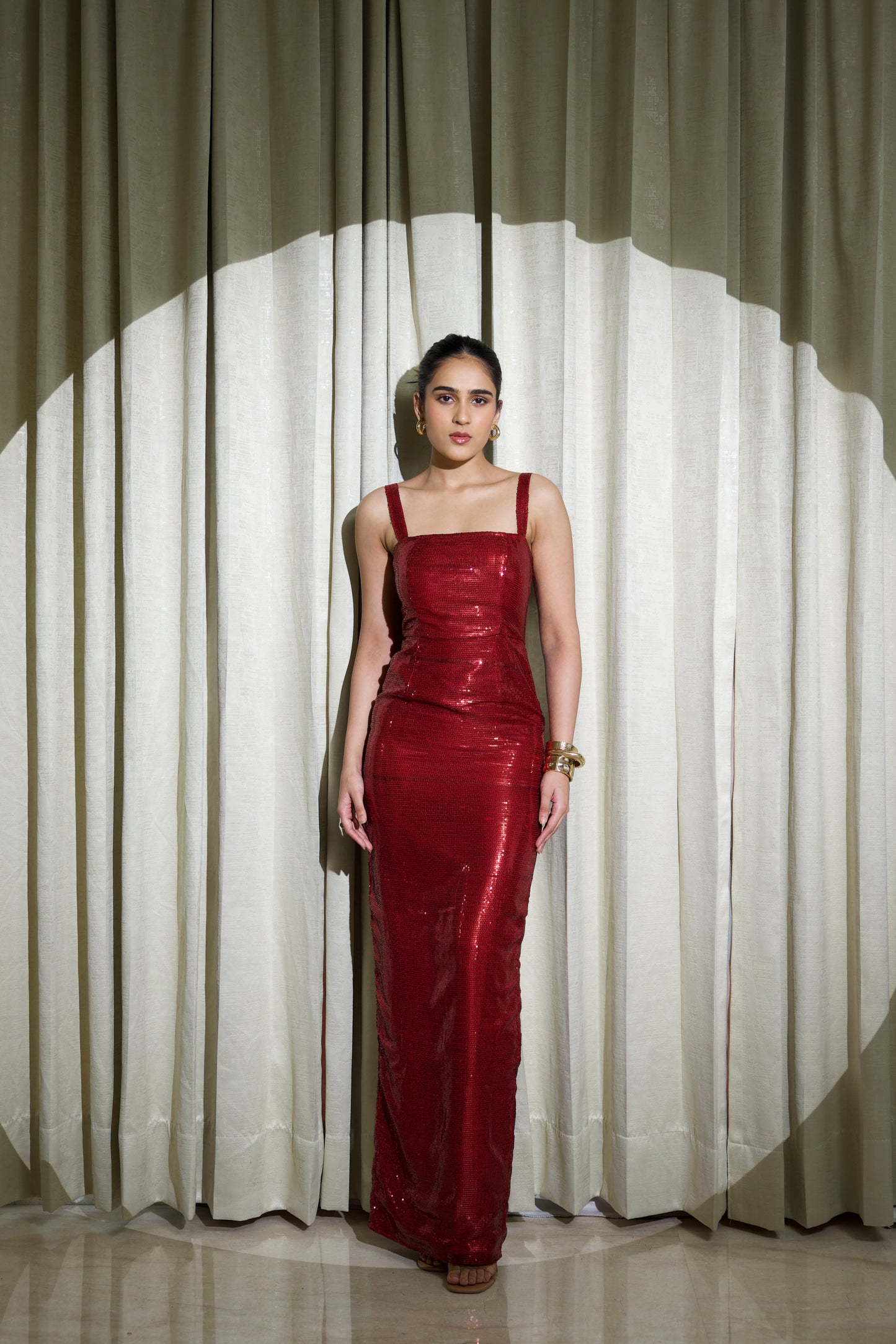 Scarlet Sparkle Gown