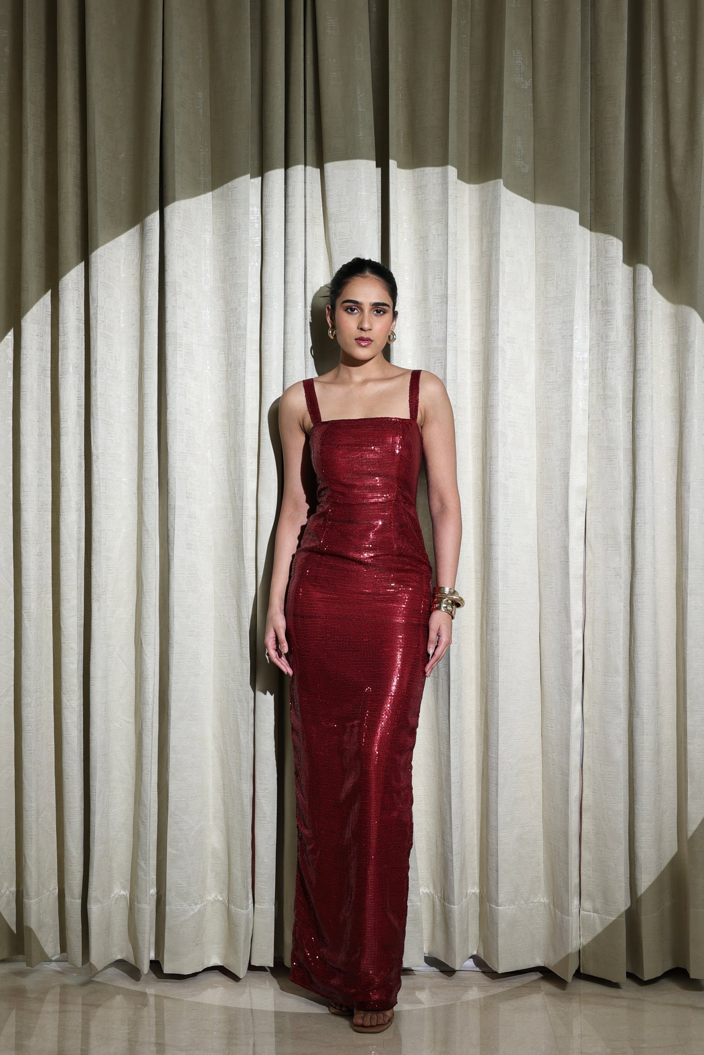 Scarlet Sparkle Gown