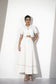 White Layered Skirt Co-ord Set