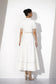 White Layered Skirt Co-ord Set