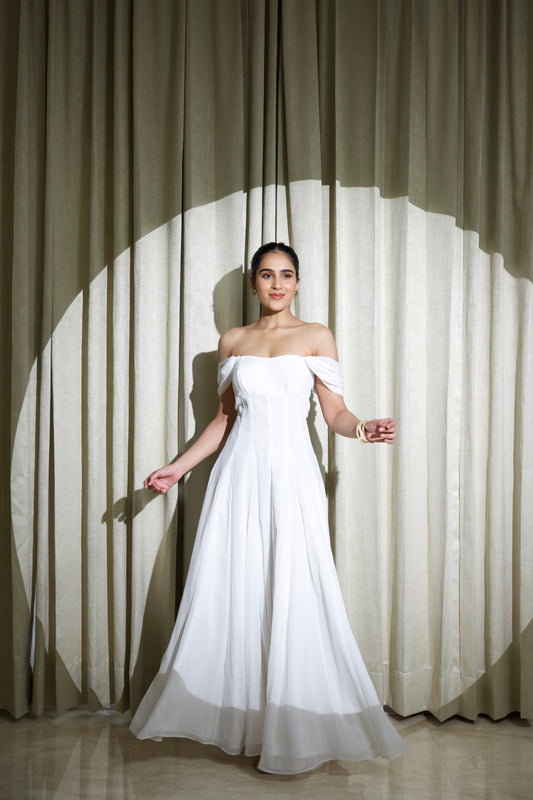 Ethereal White Gown