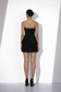 Black Peplum Co-ord Set