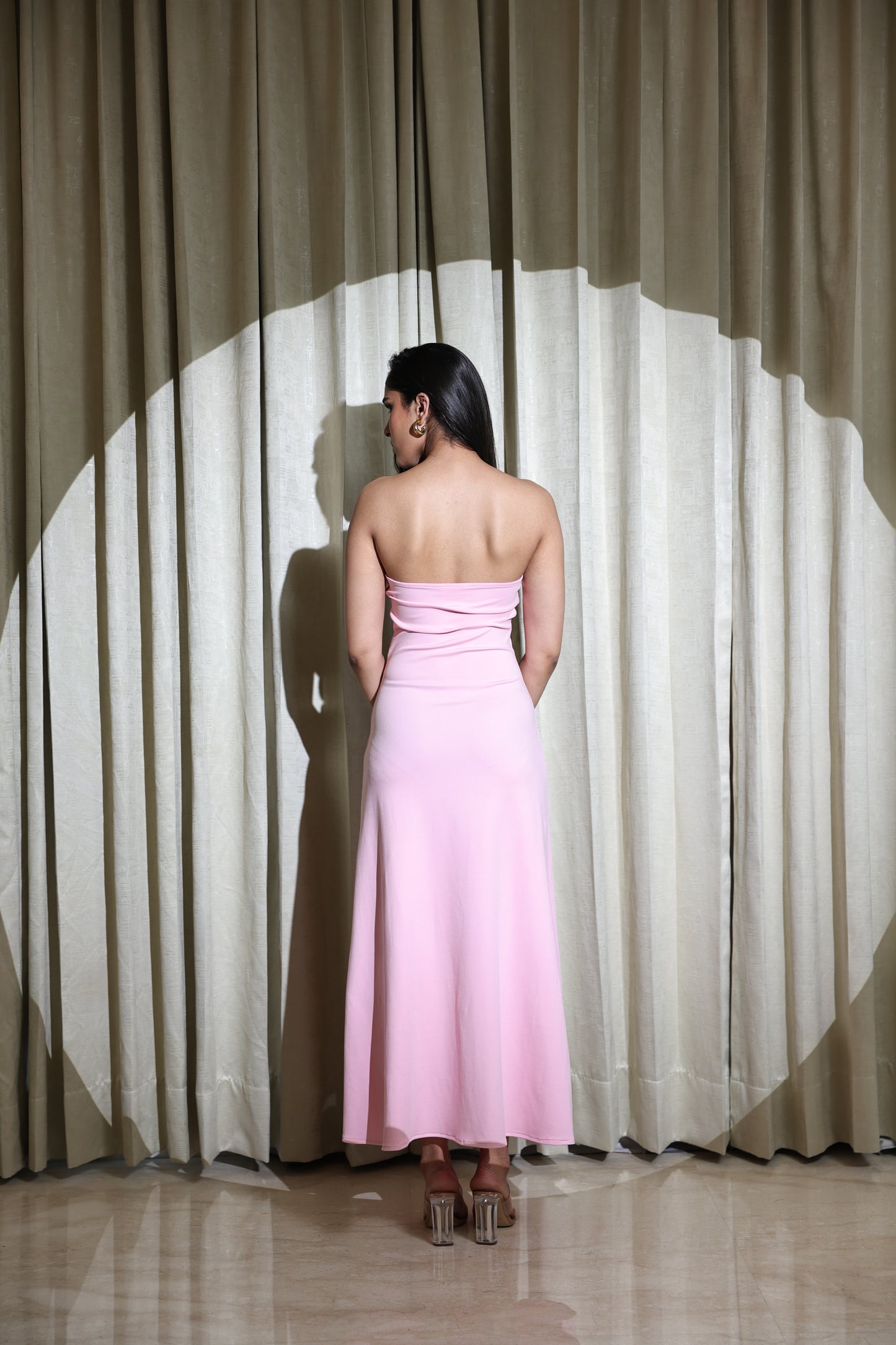 Blush Twist Convertible Dress