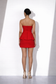 Red Peplum Co-ord Set