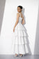 White Tiered Maxi Dress