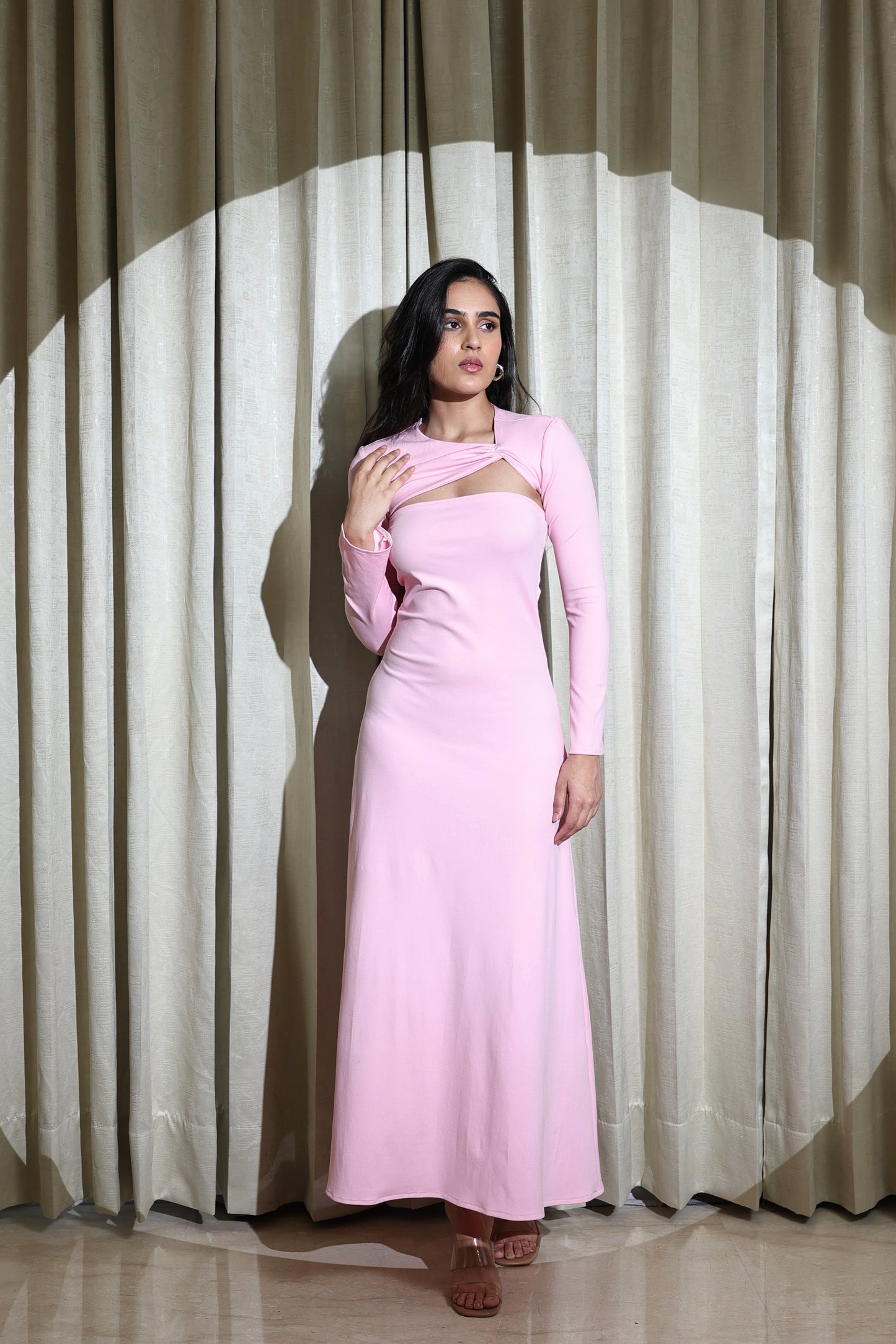 Blush Twist Convertible Dress