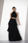 Black Tiered Skirt Co-ord Set