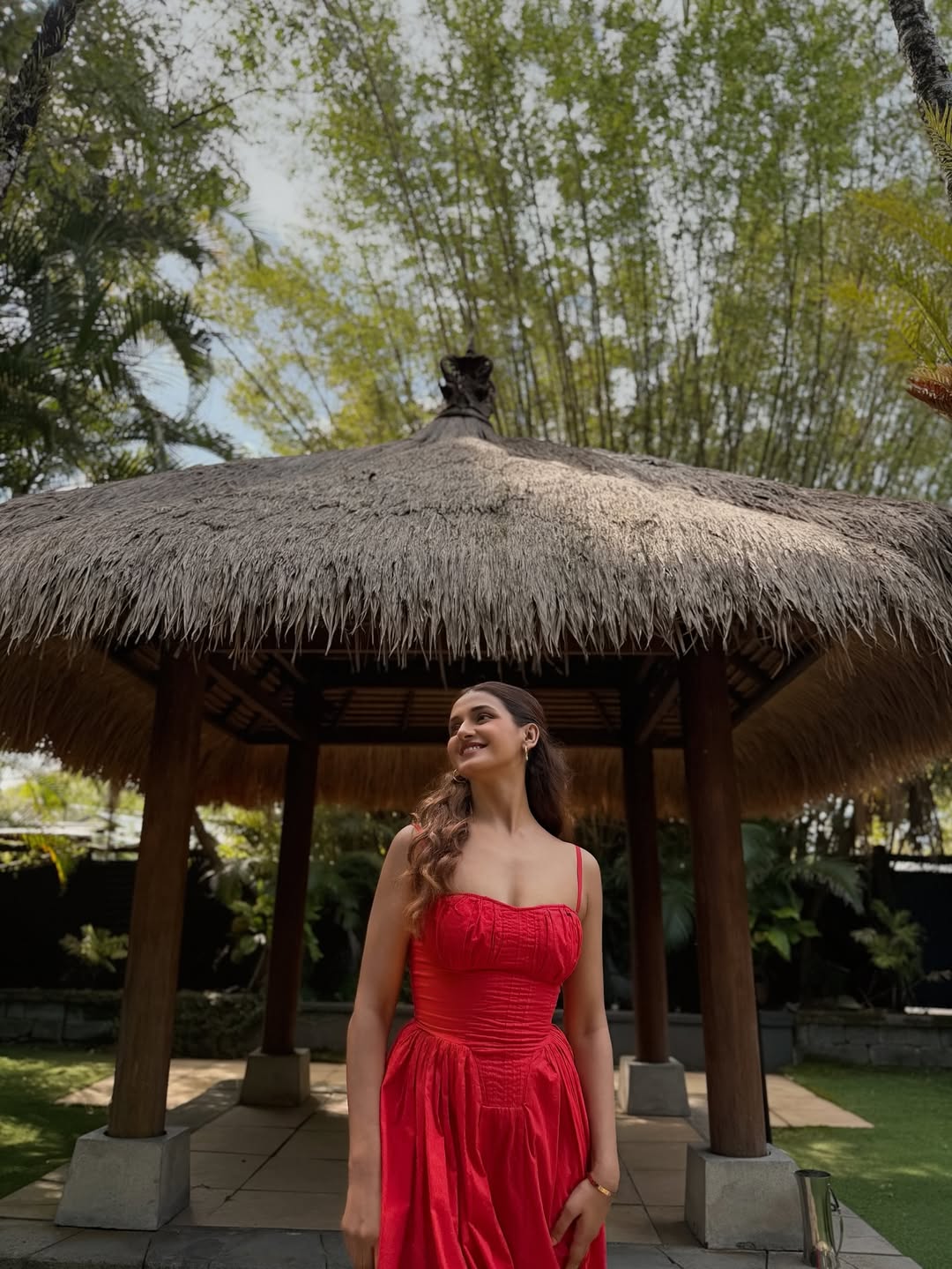 ALICE – Our Most Elegant Red Colour midi sundress