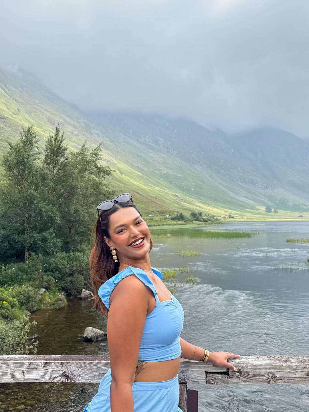 ALARA - Super Elegant Sky blue Coord set