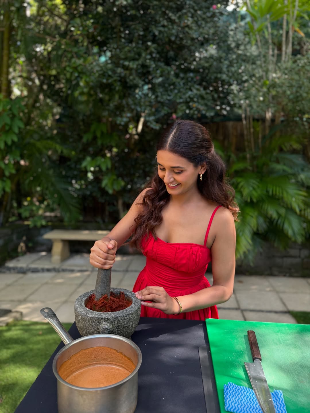 ALICE – Our Most Elegant Red Colour midi sundress