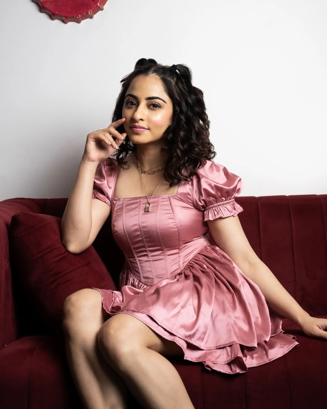 TWIRL GIRL - Satin corset dress.