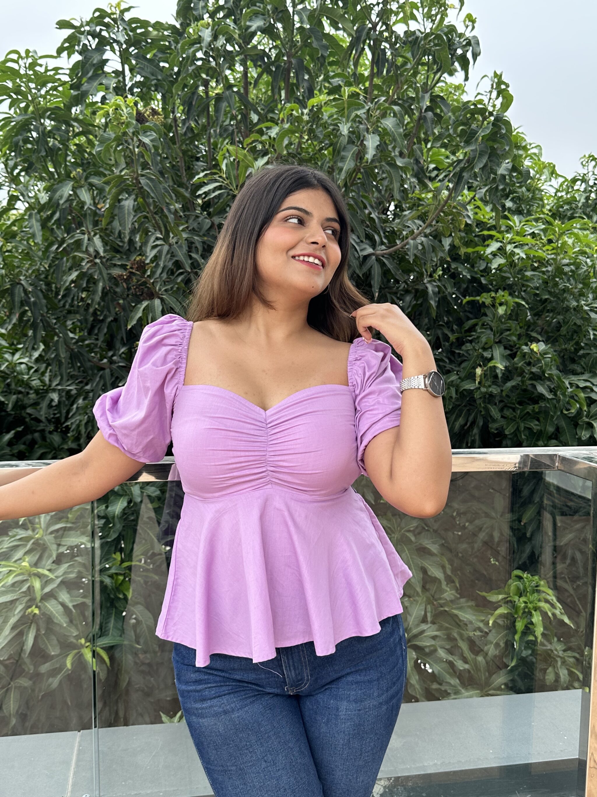 Love for lavender – Cotton lavender top