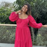 BEING A BARBIE – Cotton Hot pink dress